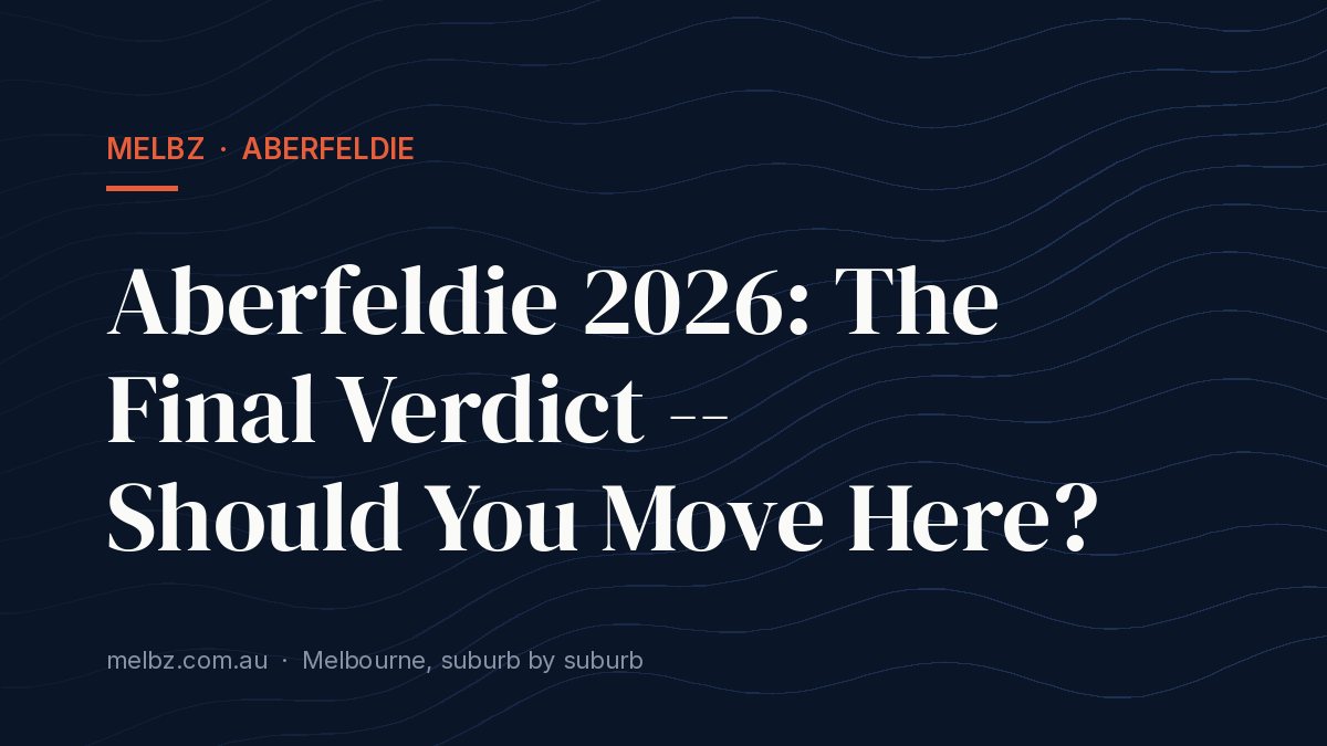 Title card: Aberfeldie 2026: The Final Verdict -- Should You Move Here?
