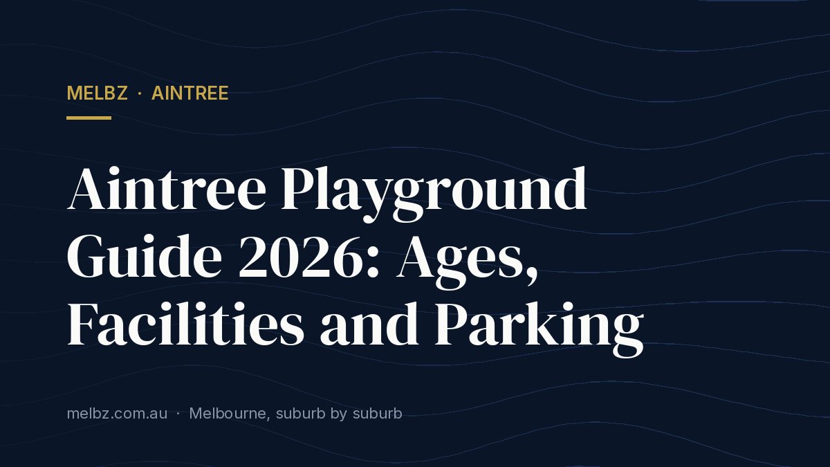 Title card: Aintree Playground Guide 2026: Ages, Facilities and Parking
