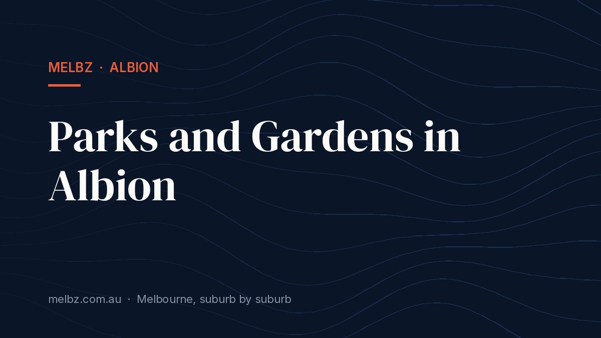 Title card: Parks and Gardens in Albion