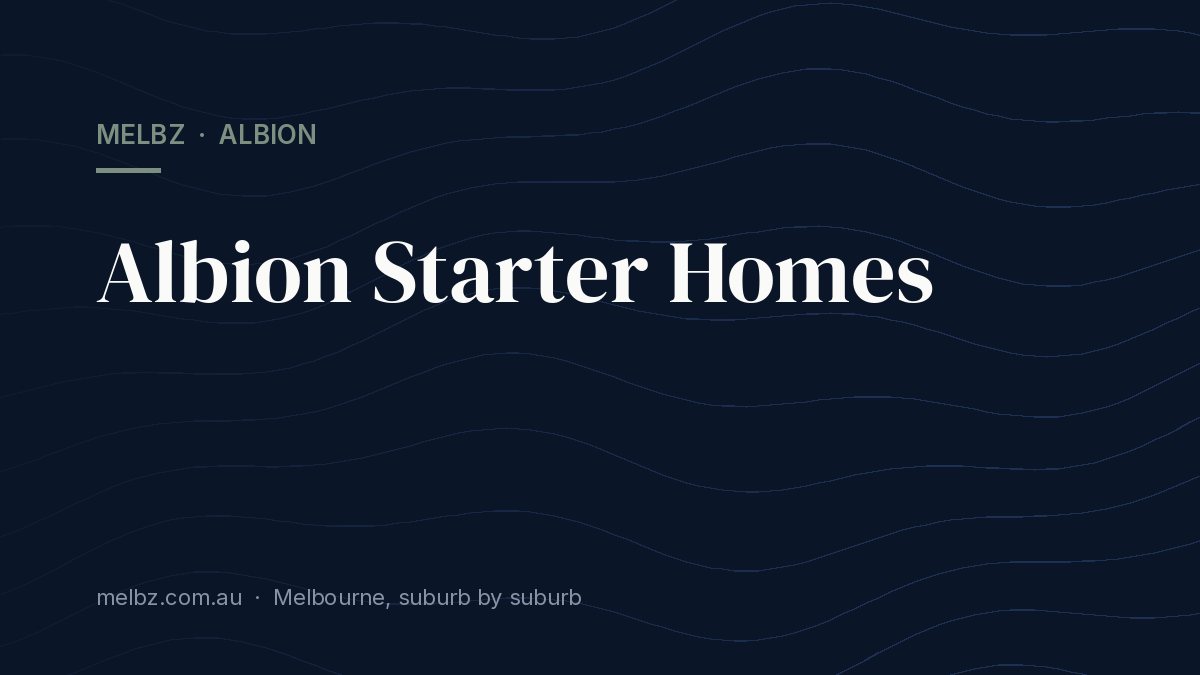 Title card: Albion Starter Homes