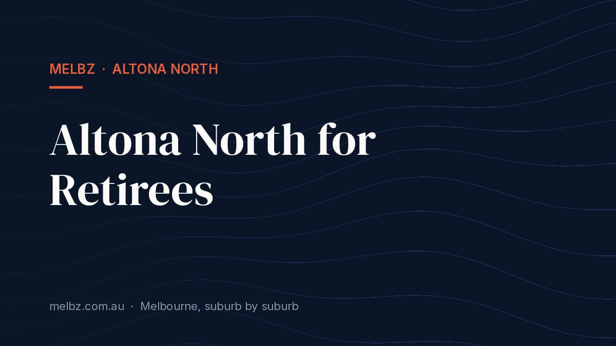 Title card: Altona North for Retirees