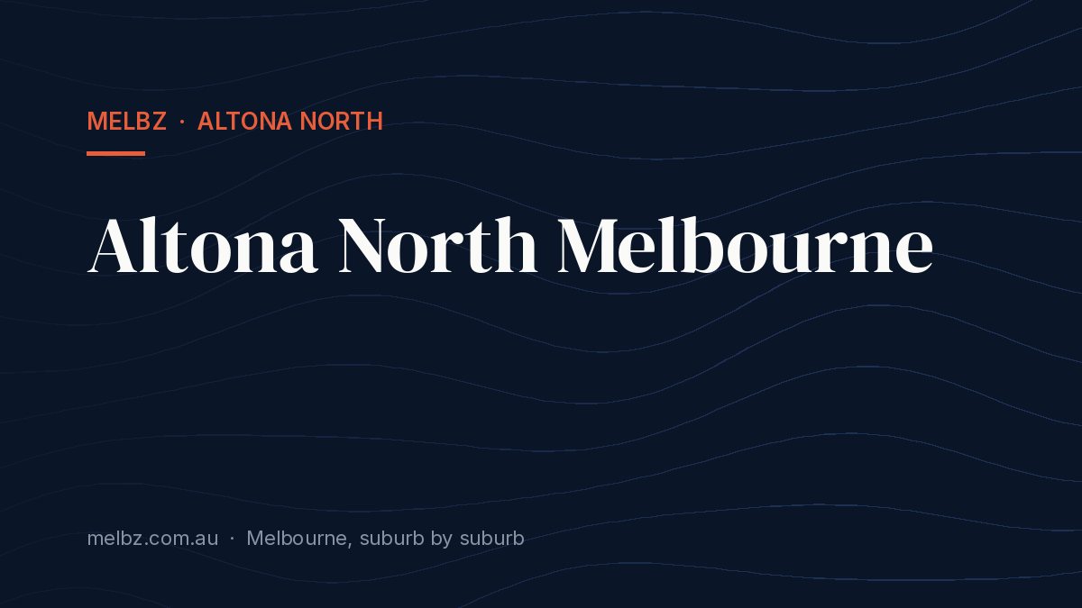 Title card: Altona North Melbourne