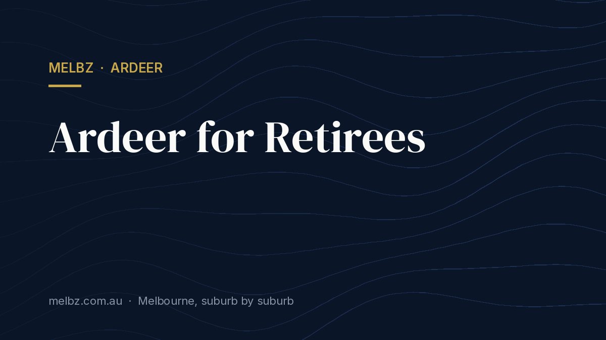Title card: Ardeer for Retirees