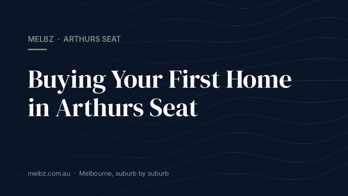 Title card: Buying Your First Home in Arthurs Seat