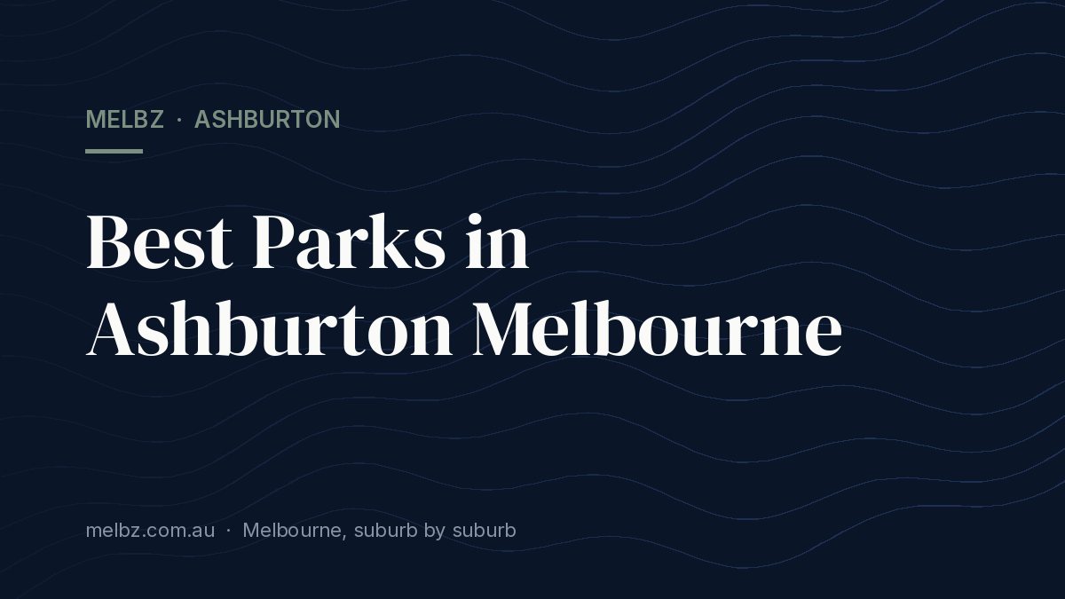 Title card: Best Parks in Ashburton Melbourne