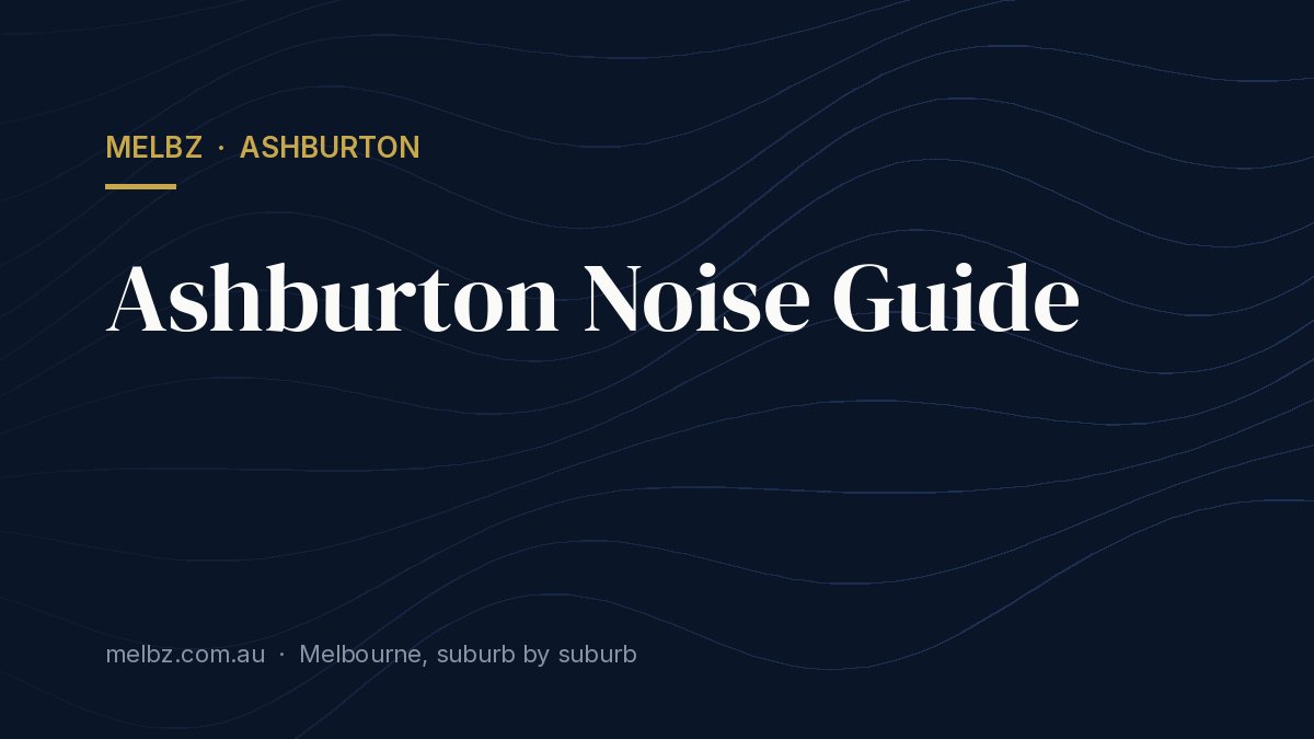 Title card: Ashburton Noise Guide