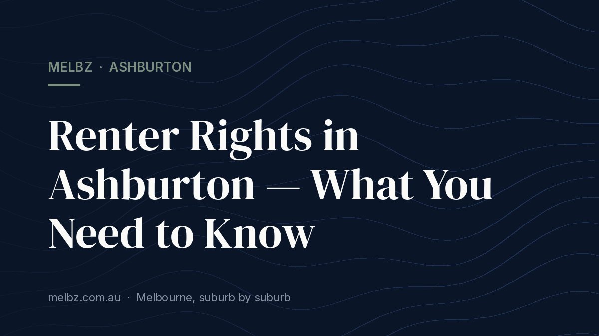 Title card: Renter Rights in Ashburton — What You Need to Know