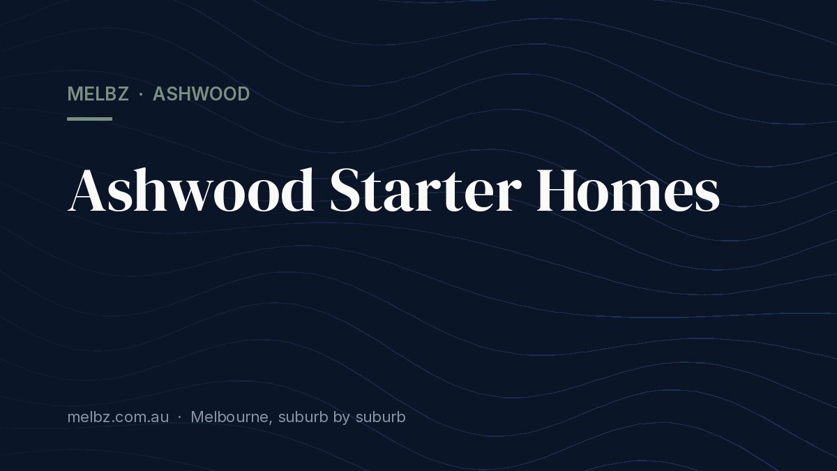 Title card: Ashwood Starter Homes