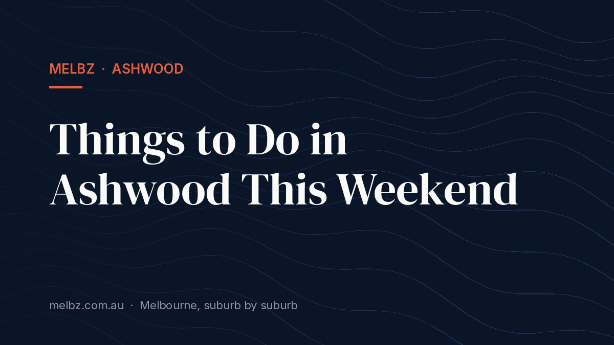 Title card: Things to Do in Ashwood This Weekend
