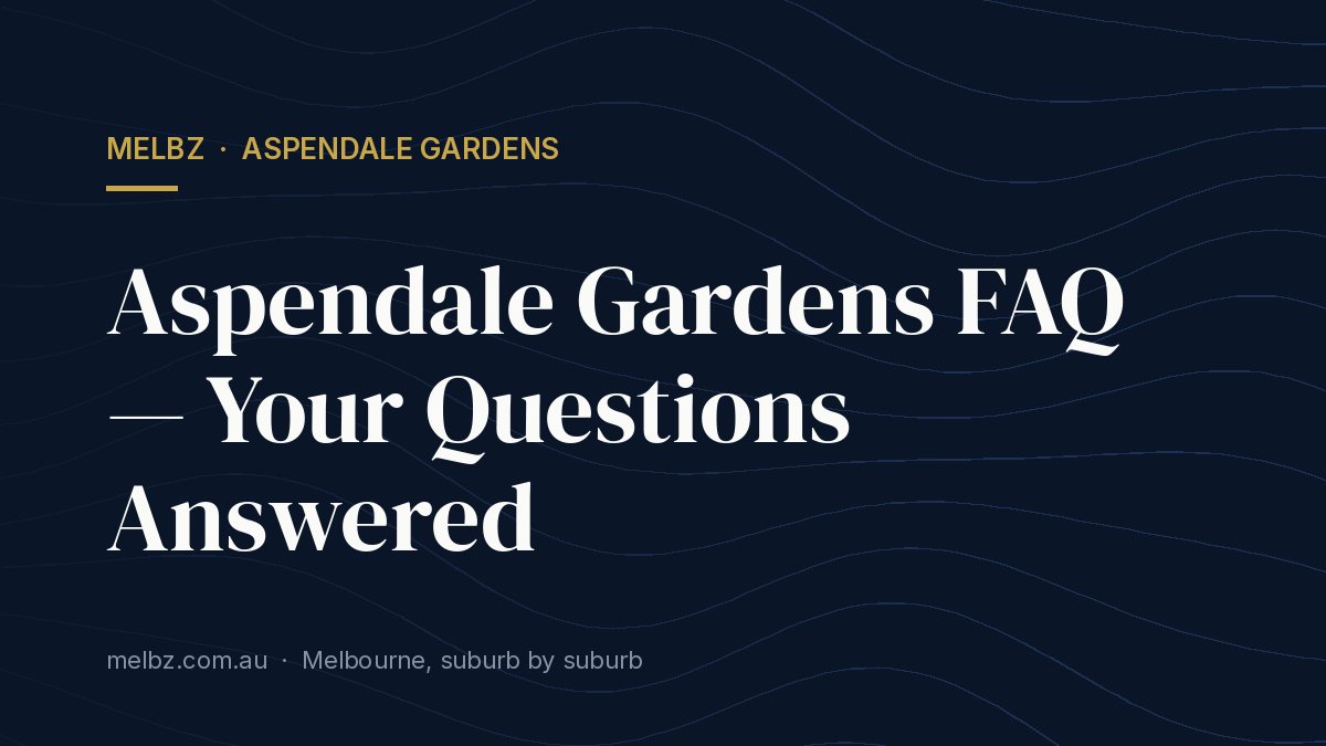 Apartment Living in Aspendale Gardens
