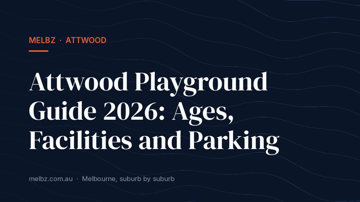 Title card: Attwood Playground Guide 2026: Ages, Facilities and Parking