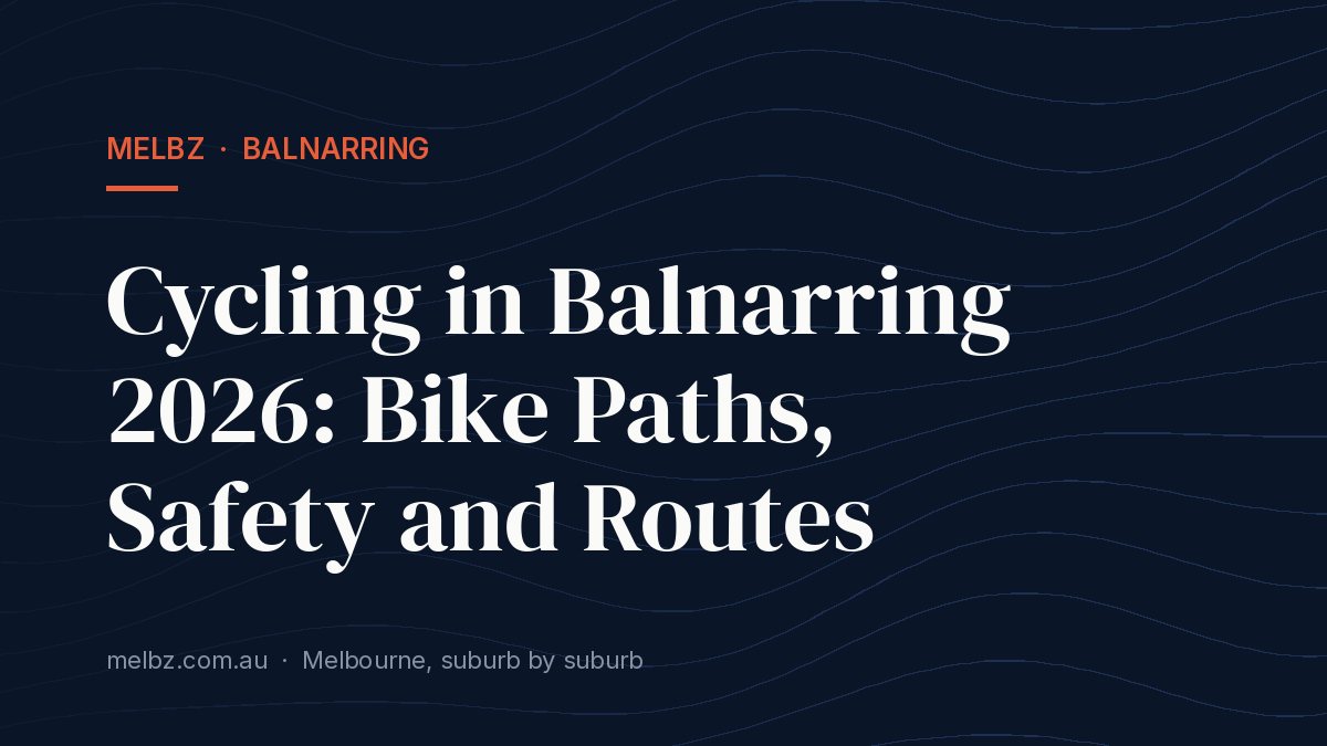 Title card: Cycling in Balnarring 2026: Bike Paths, Safety and Routes