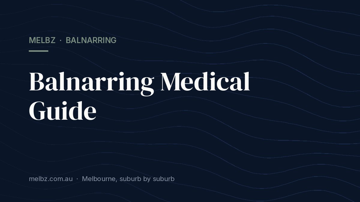 Title card: Balnarring Medical Guide