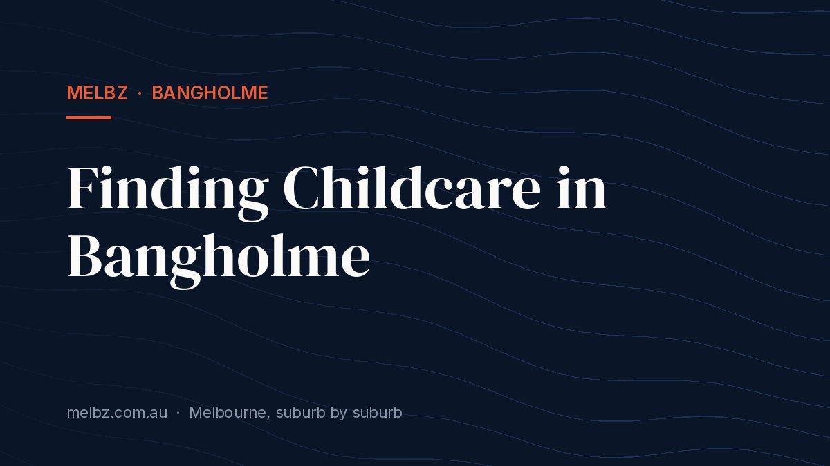 Title card: Finding Childcare in Bangholme
