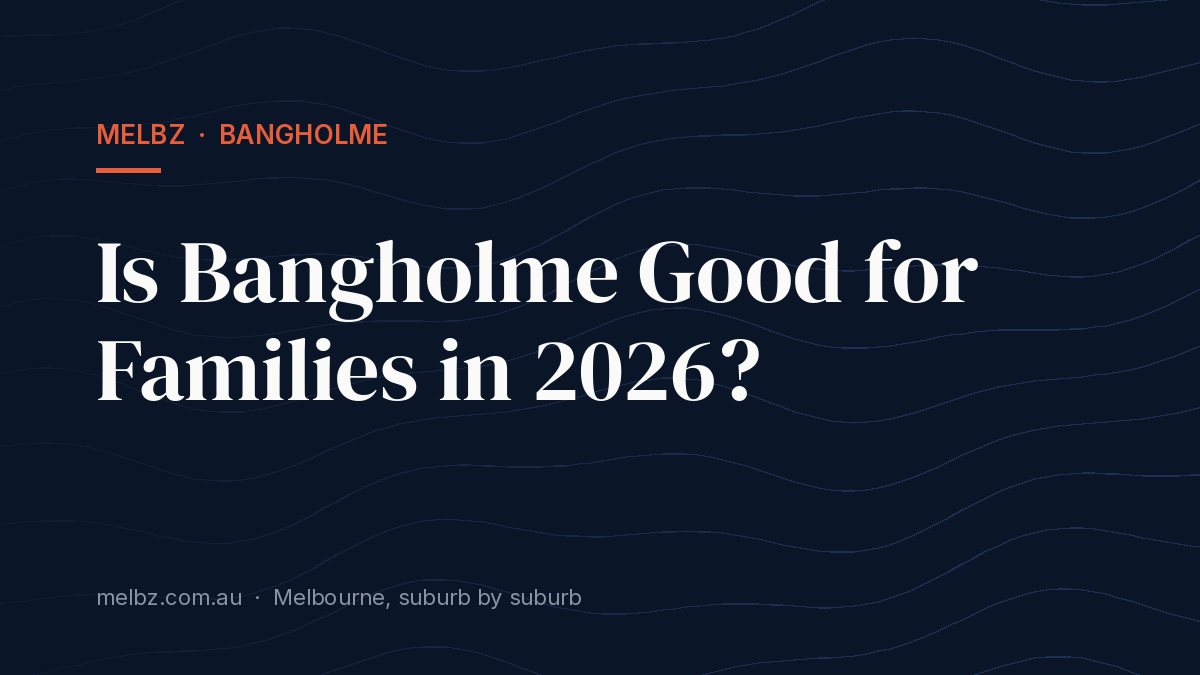Title card: Is Bangholme Good for Families in 2026?