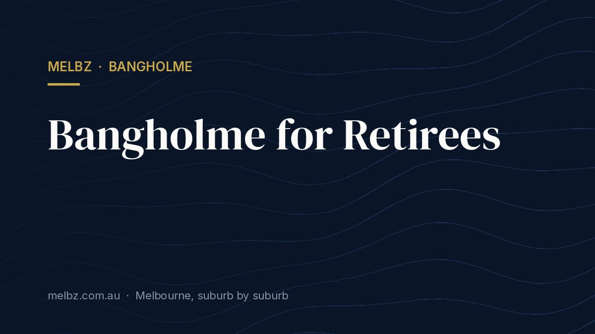 Title card: Bangholme for Retirees
