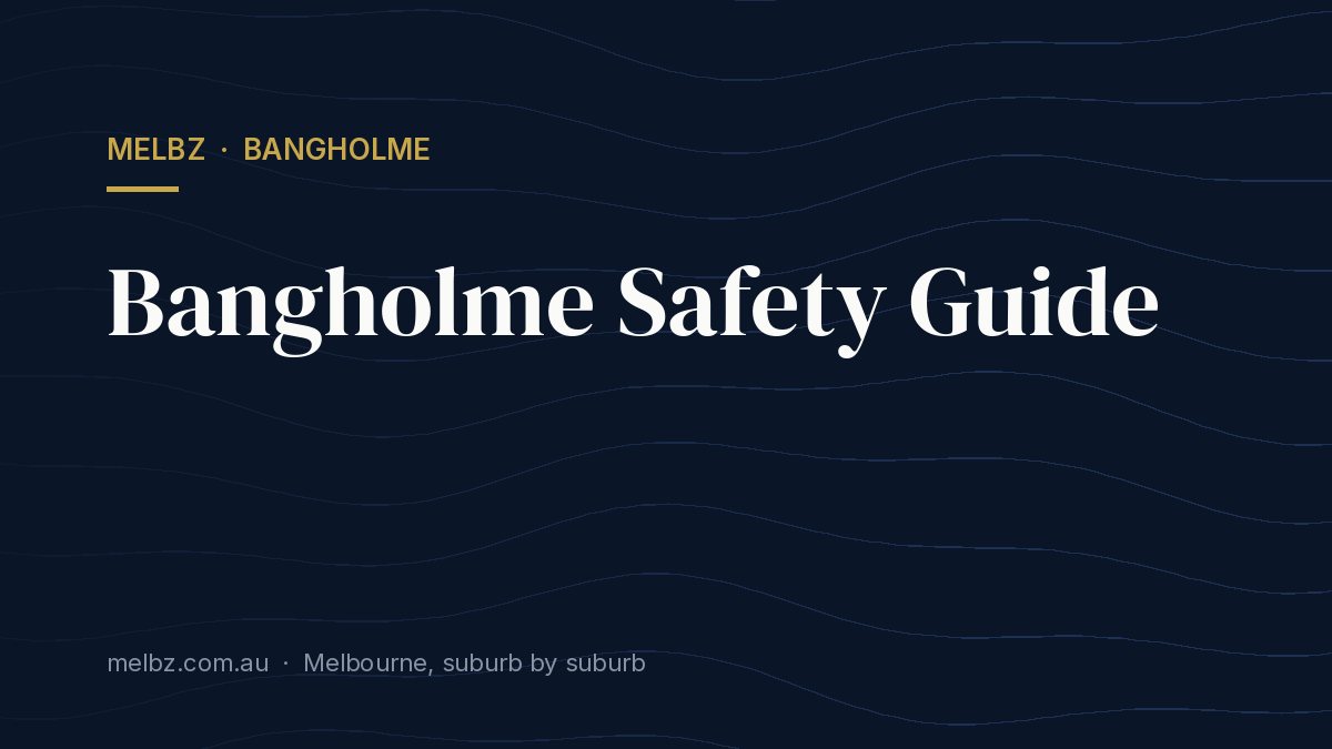 Title card: Bangholme Safety Guide
