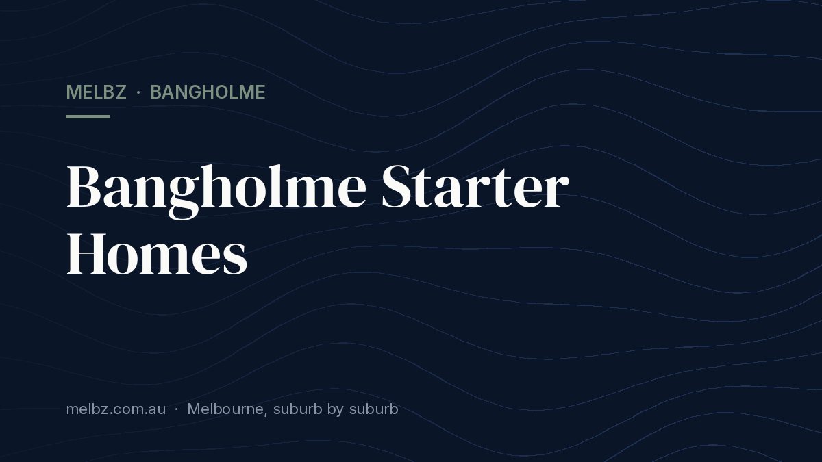 Title card: Bangholme Starter Homes