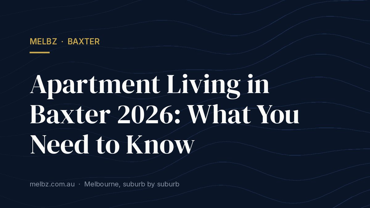 Title card: Apartment Living in Baxter 2026: What You Need to Know