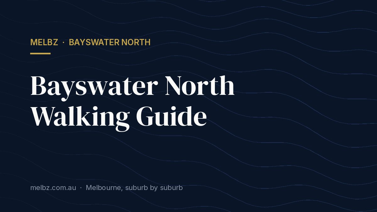 Title card: Bayswater North Walking Guide