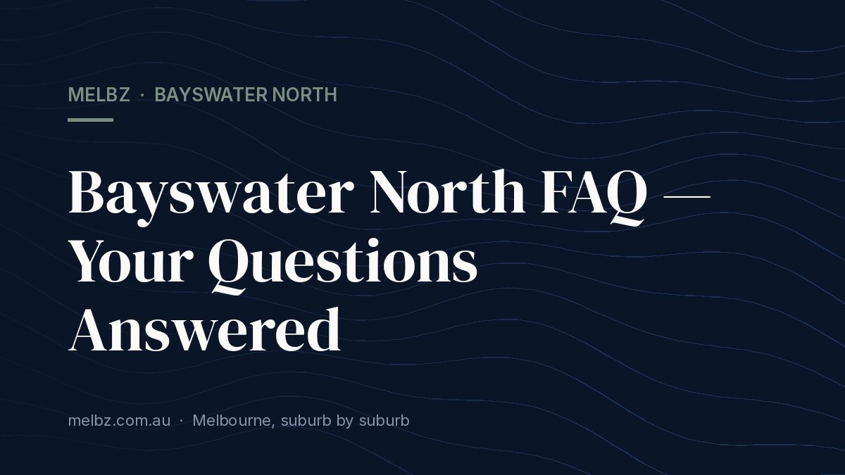 Bayswater North for Young Professionals Melbourne