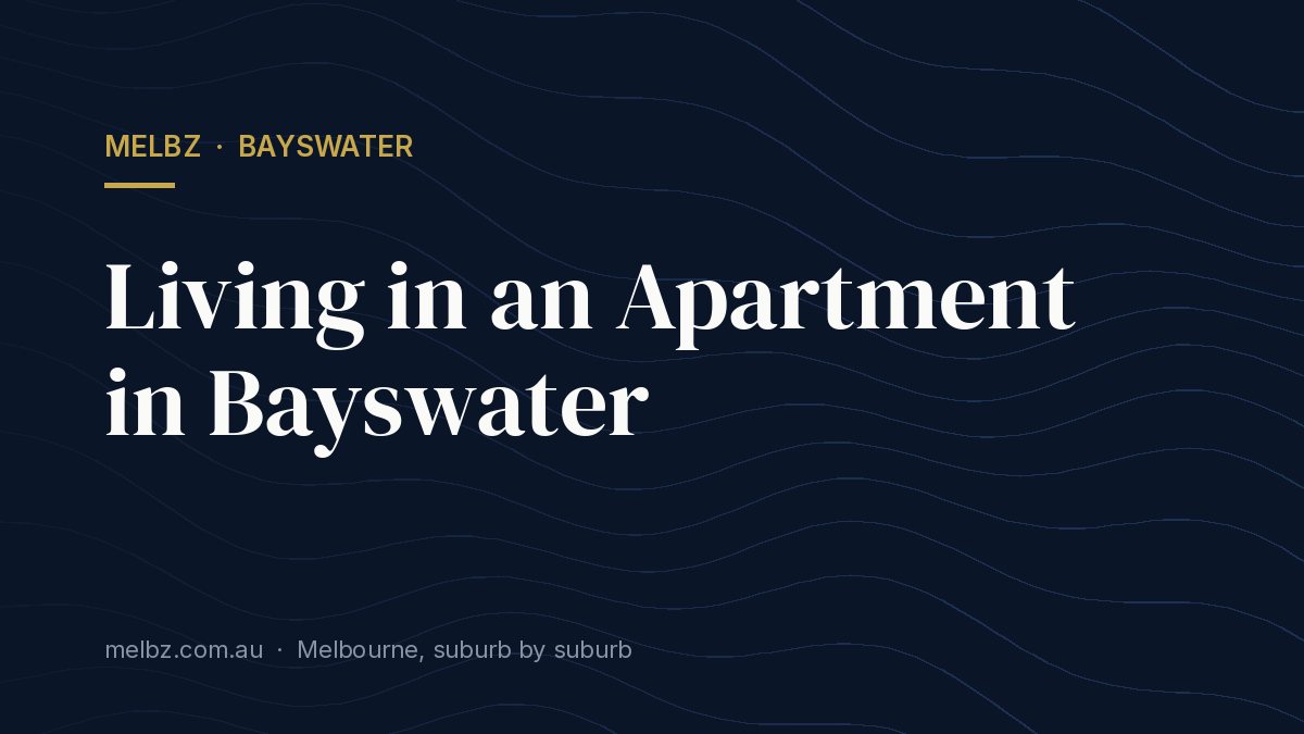 Title card: Living in an Apartment in Bayswater