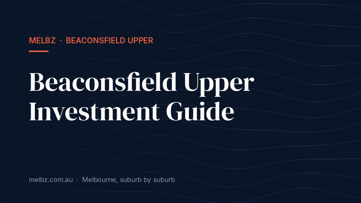 Title card: Beaconsfield Upper Investment Guide