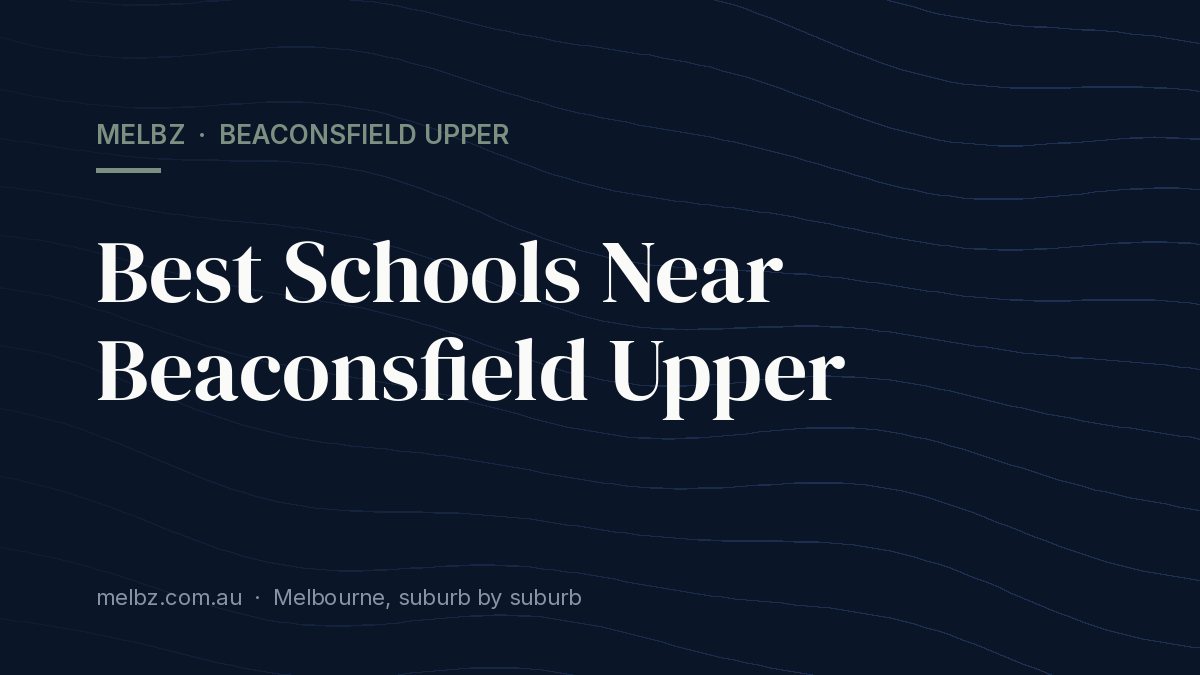 Title card: Best Schools Near Beaconsfield Upper