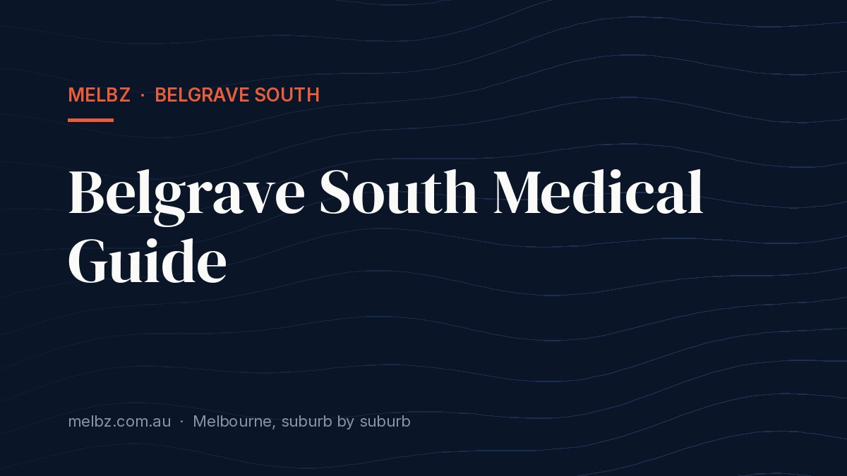 Title card: Belgrave South Medical Guide