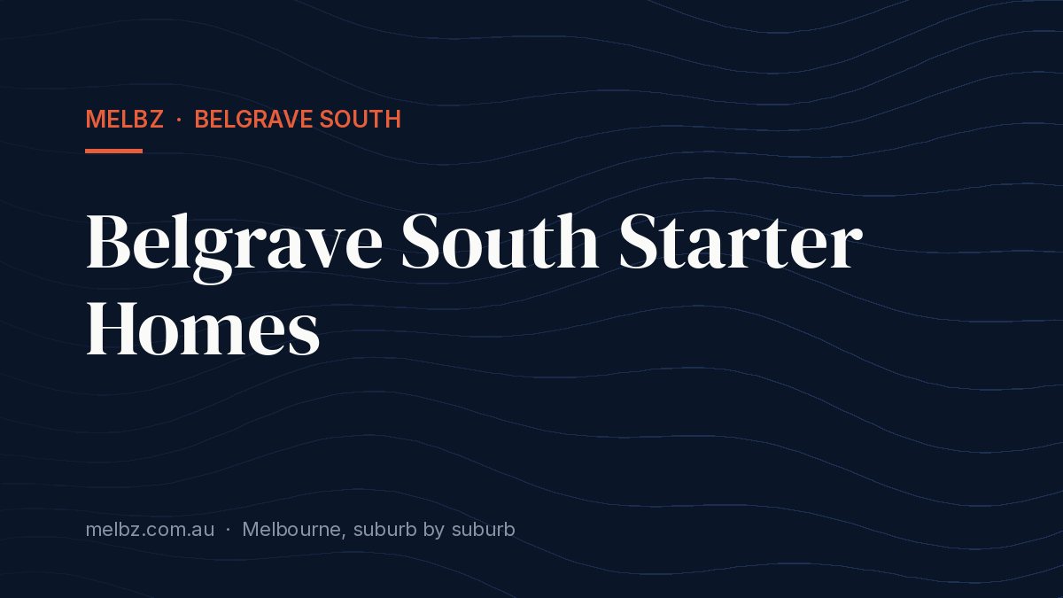 Title card: Belgrave South Starter Homes