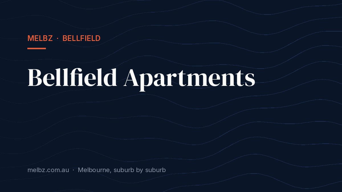 Title card: Bellfield Apartments