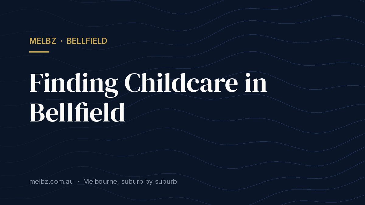 Title card: Finding Childcare in Bellfield