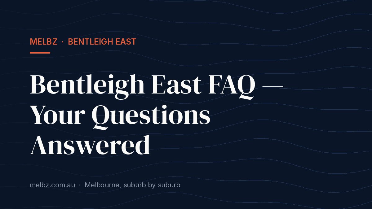 Is Bentleigh East Good for Retirees?