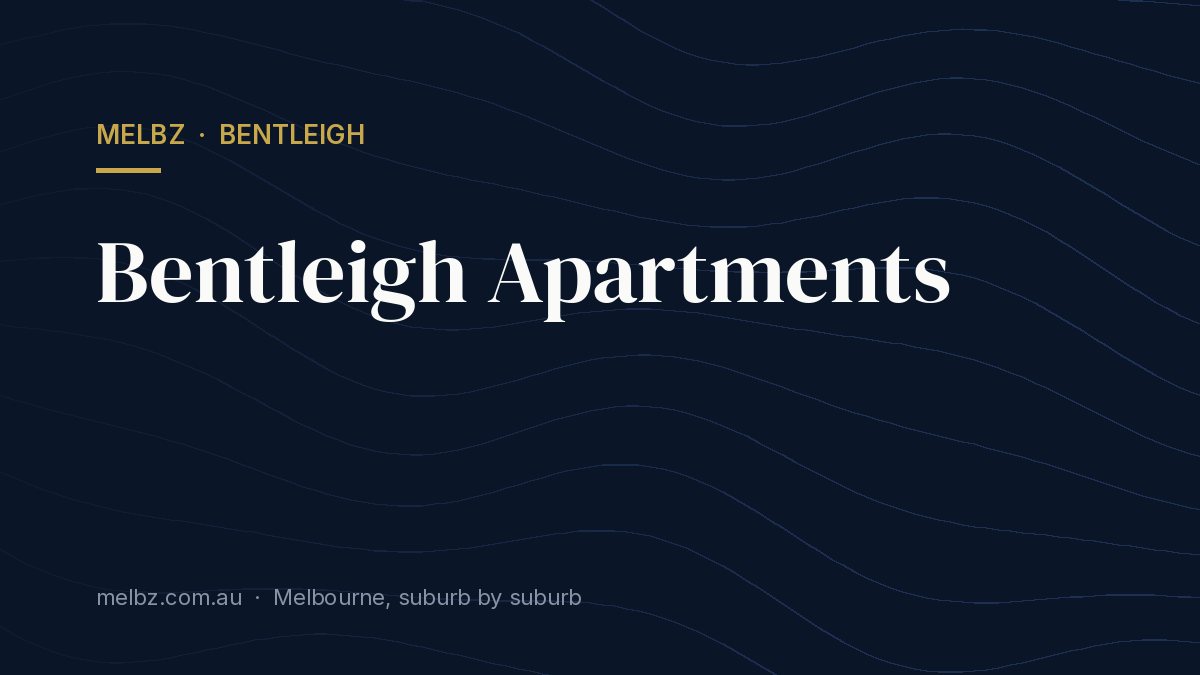 Title card: Bentleigh Apartments
