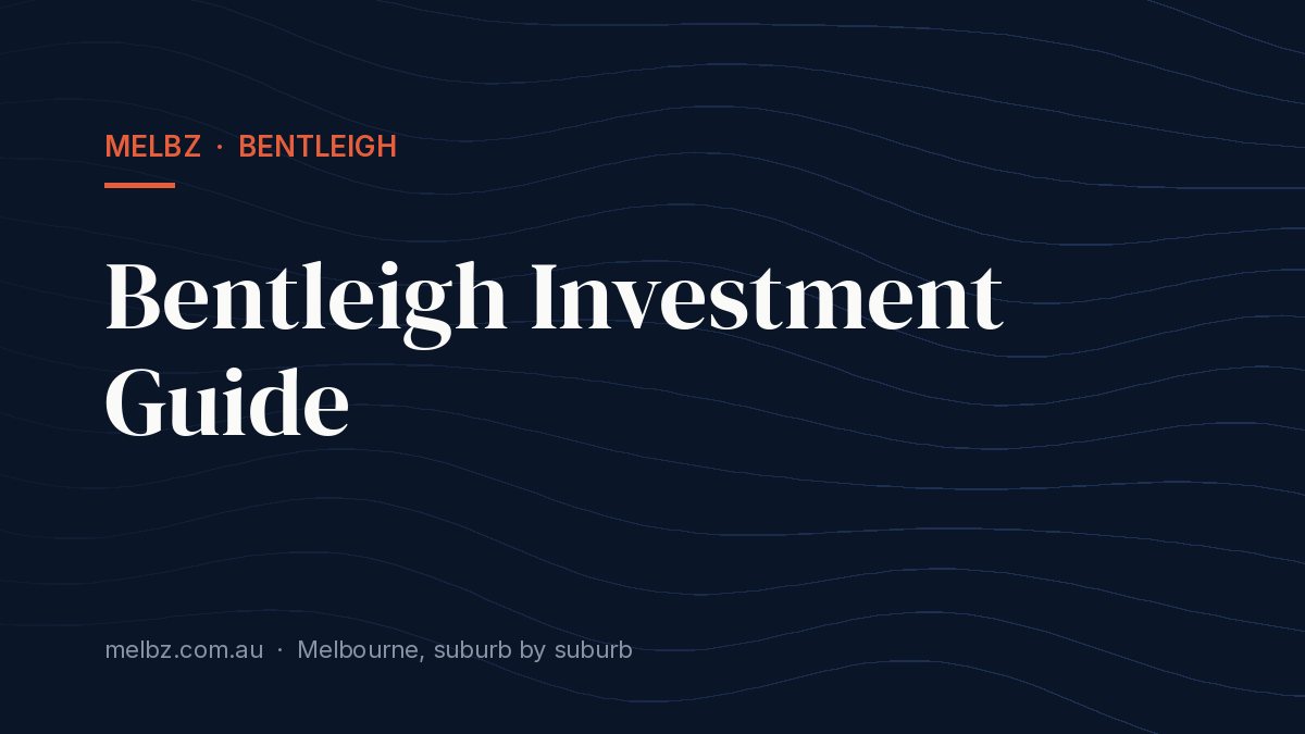 Title card: Bentleigh Investment Guide