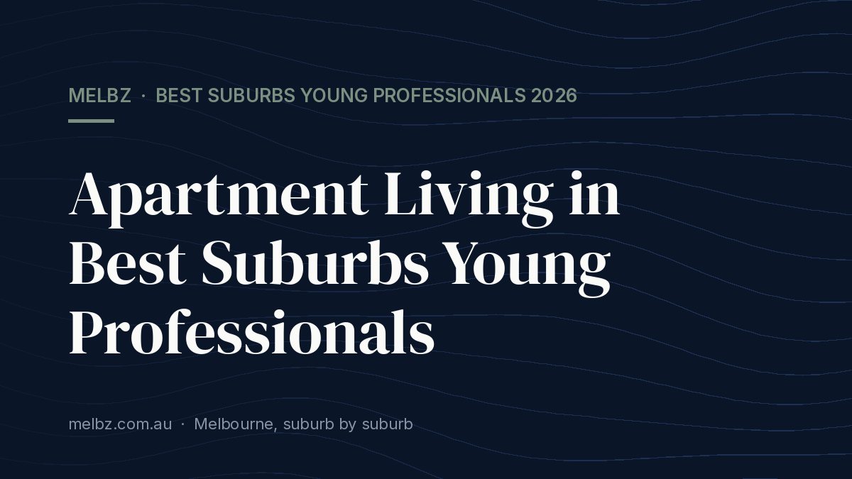 Title card: Apartment Living in Best Suburbs Young Professionals