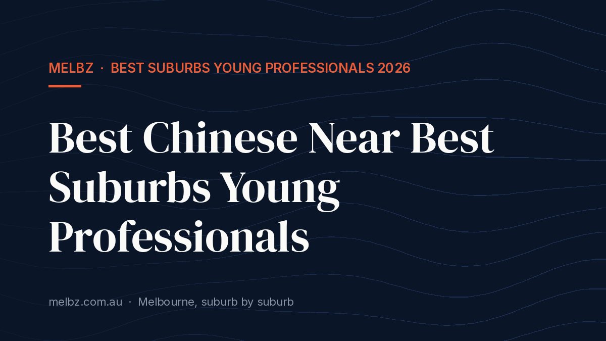 Title card: Best Chinese Near Best Suburbs Young Professionals