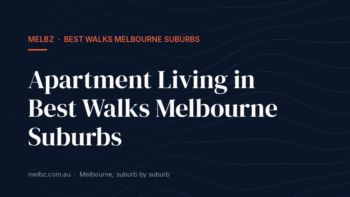 Title card: Apartment Living in Best Walks Melbourne Suburbs