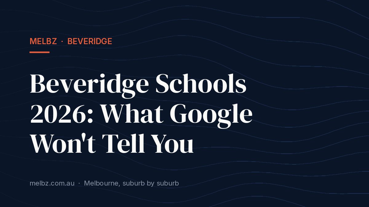 Title card: Beveridge Schools 2026: What Google Won't Tell You