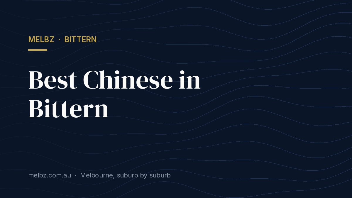 Title card: Best Chinese in Bittern