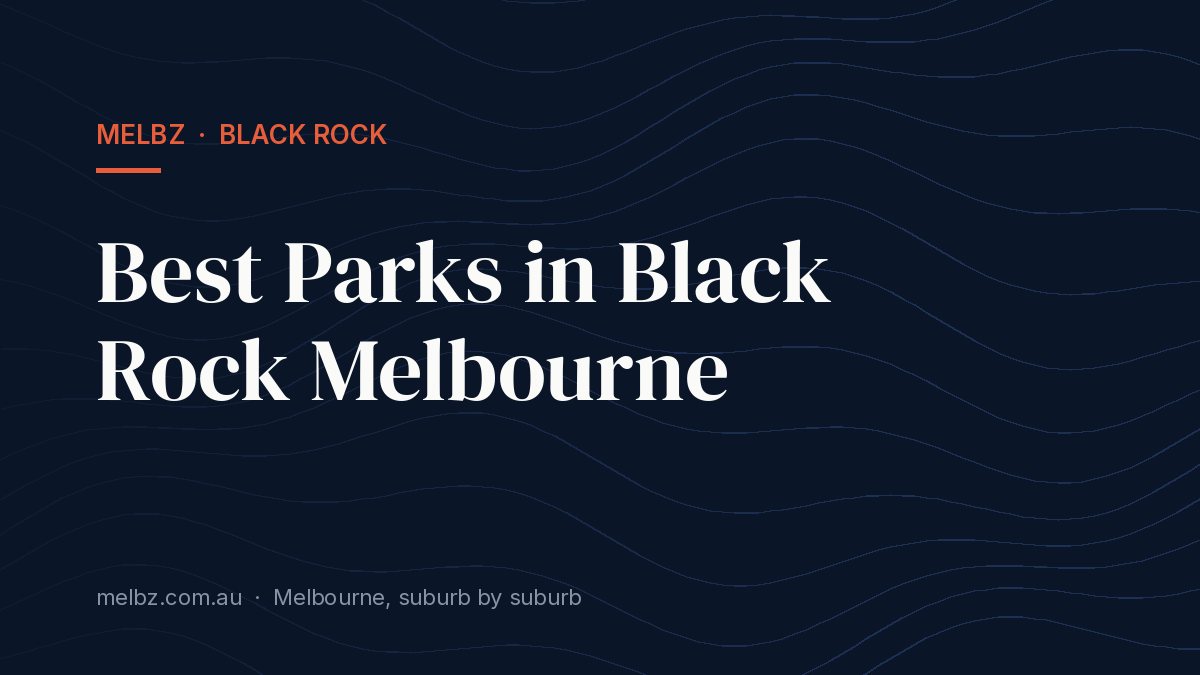 Title card: Best Parks in Black Rock Melbourne