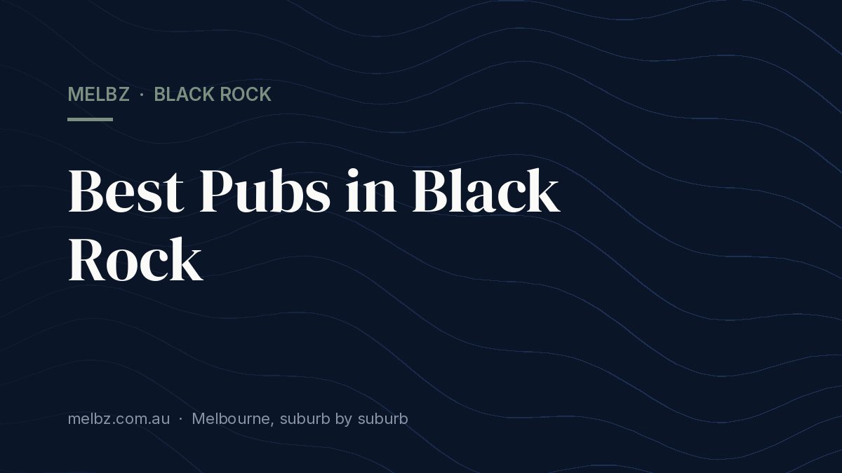 Title card: Best Pubs in Black Rock