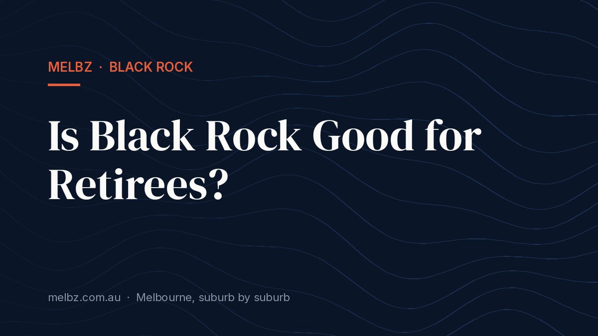 Title card: Is Black Rock Good for Retirees?