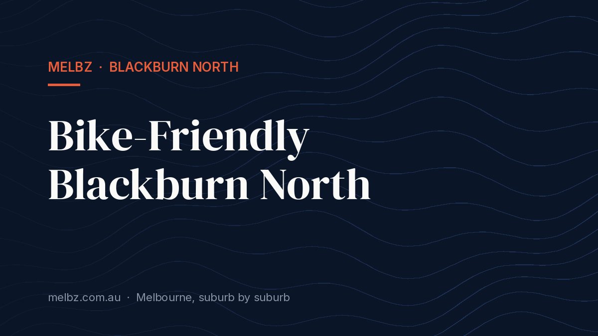 Title card: Bike-Friendly Blackburn North
