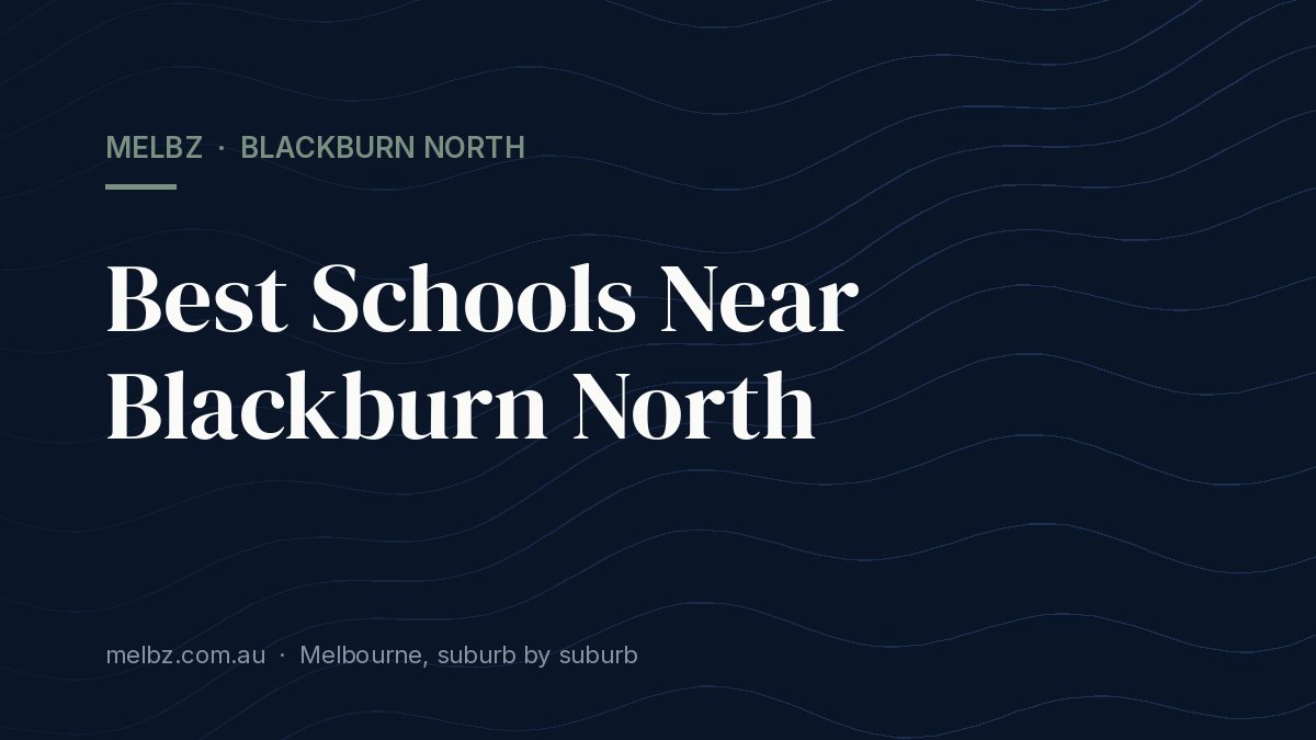 Title card: Best Schools Near Blackburn North