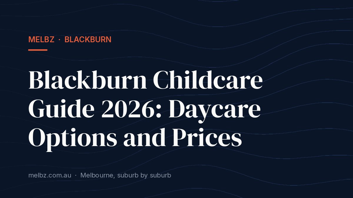 Title card: Blackburn Childcare Guide 2026: Daycare Options and Prices