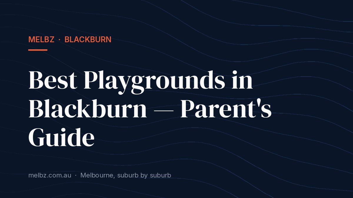 Title card: Best Playgrounds in Blackburn — Parent's Guide