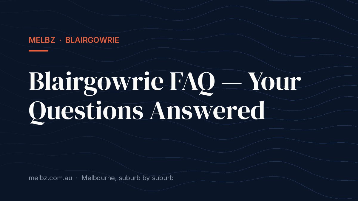 Living in an Apartment in Blairgowrie
