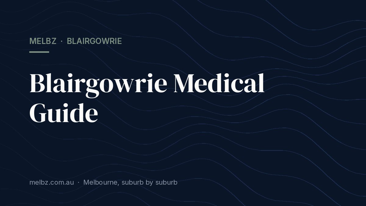 Title card: Blairgowrie Medical Guide