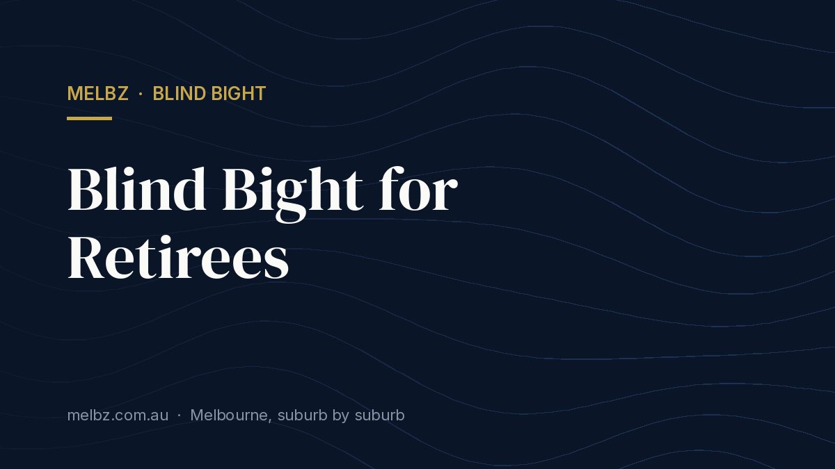 Title card: Blind Bight for Retirees